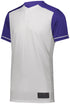 Augusta Sportswear Youth Closer Jersey (1569), Color 'White/Purple'